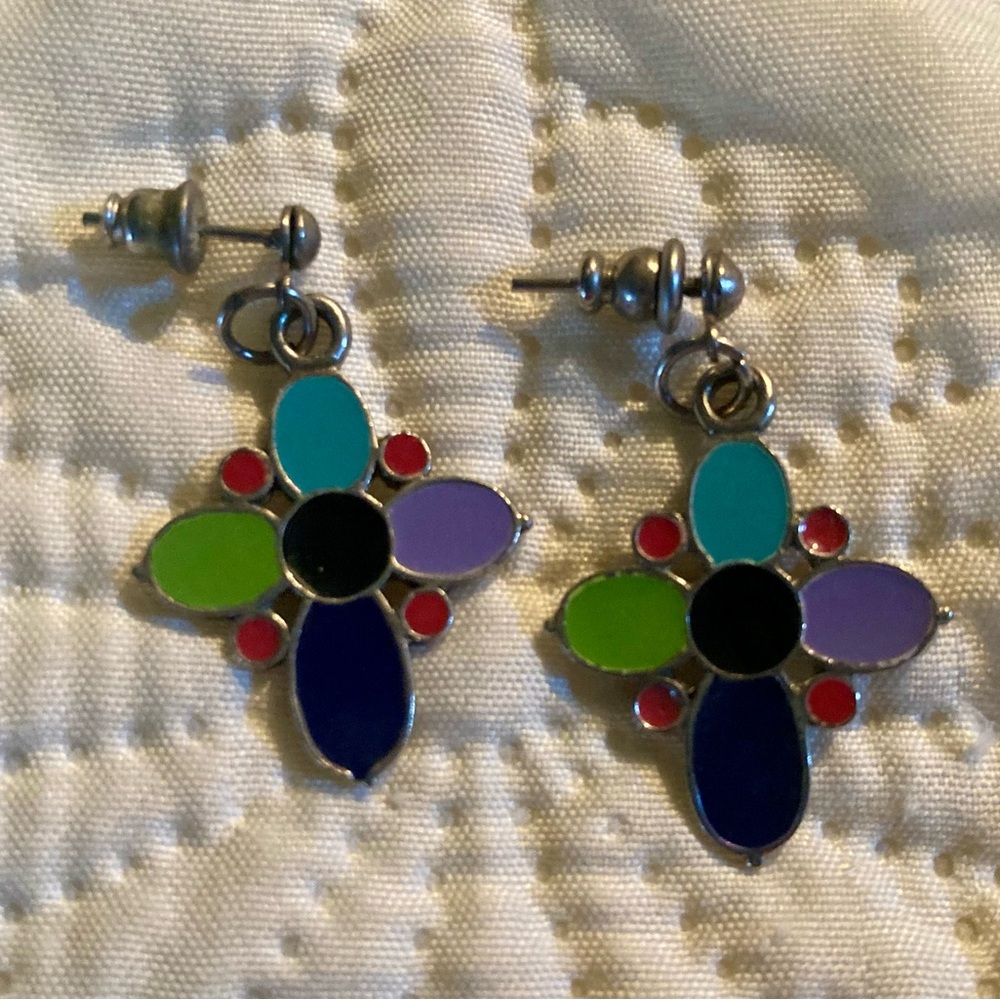 Vintage Cross Earrings